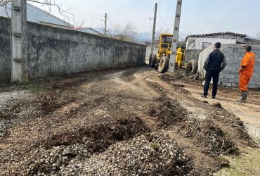 پروژه تسطیح معابر خاکی سطح شهر