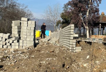 اجرای دیوار پارک شیلا محله توسط شهرداری لوندویل