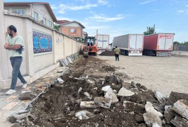 آغاز عملیات اجرایی احداث پارک در خیابان سعدی کوچه حشمت توسط شهرداری لوندویل