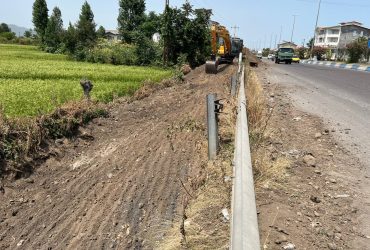 آغاز عملیات تعریض بلوار امام خمینی (ره) لوندویل جهت احداث میدان