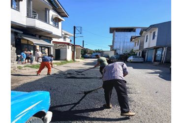 لکه‌گیری خیابان امام (ره) و معابر سطح شهر لوندویل توسط شهرداری