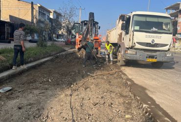 ترمیم و بهسازی خیابان امام (ره) توسط شهرداری لوندویل